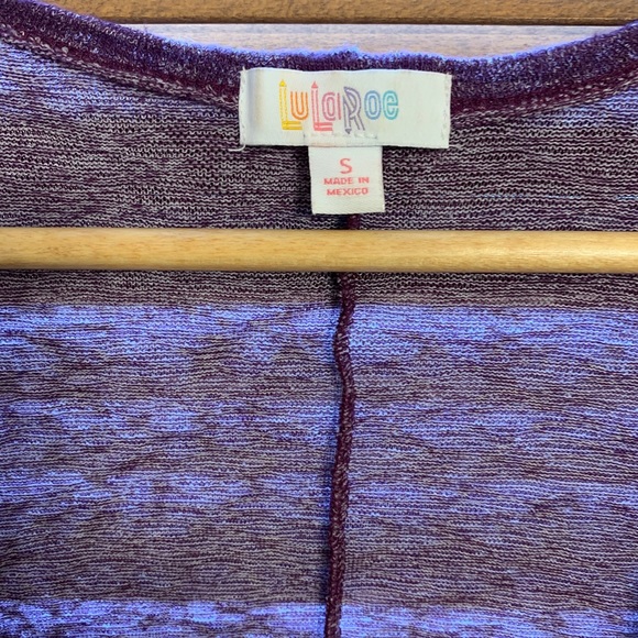LuLaRoe long-sleeve cardigan sweater with pockets - Picture 2 of 3